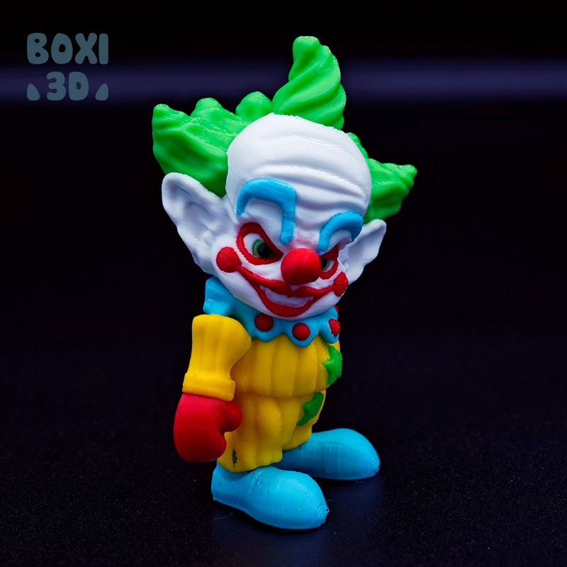Boxi3D - 短发小丑 - 3D打印模型|Boxi3D – Shorty (Killer Klown) – 3D Print Model