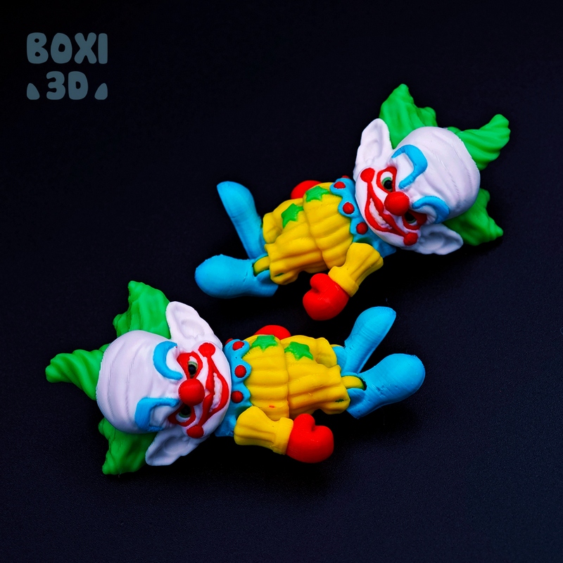 Boxi3D - 短发小丑 - 3D打印模型|Boxi3D – Shorty (Killer Klown) – 3D Print Model