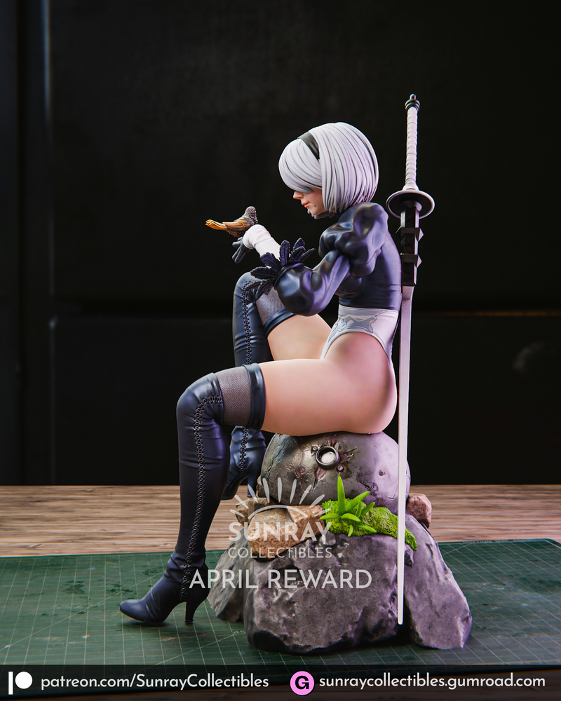 Sunray Collectibles - 2B尼尔 - 3D打印模型|Sunray Collectibles – 2B Nier – 3D Print Model
