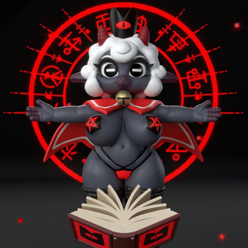 General Buta - 羊之物语 - 3D打印模型|General Buta – The Lamb – 3D Print Model