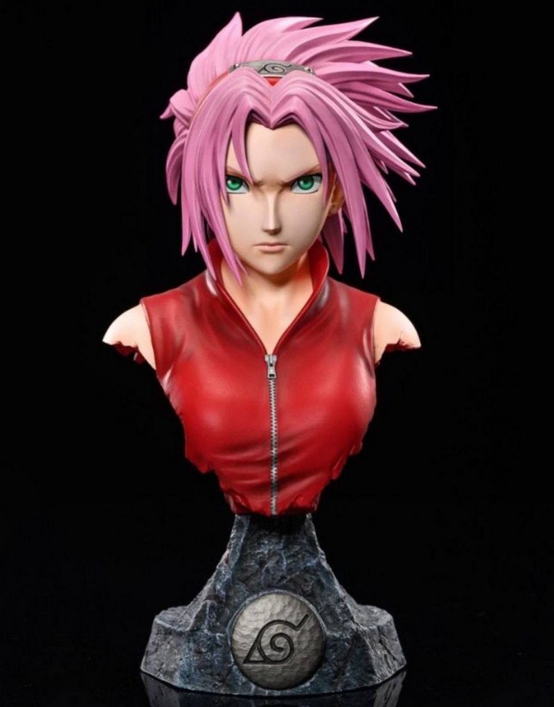 樱花爆裂——3D打印模型|Sakura Bust – 3D Print Model