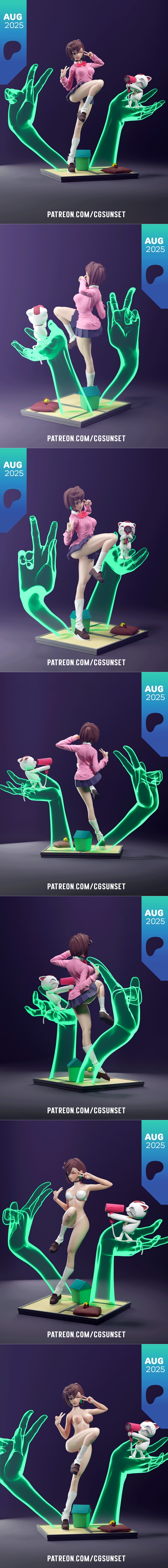 CG日落 - 伊藤小月 - 3D打印模型|CGSunset – Momo Ayase – 3D Print Model STL