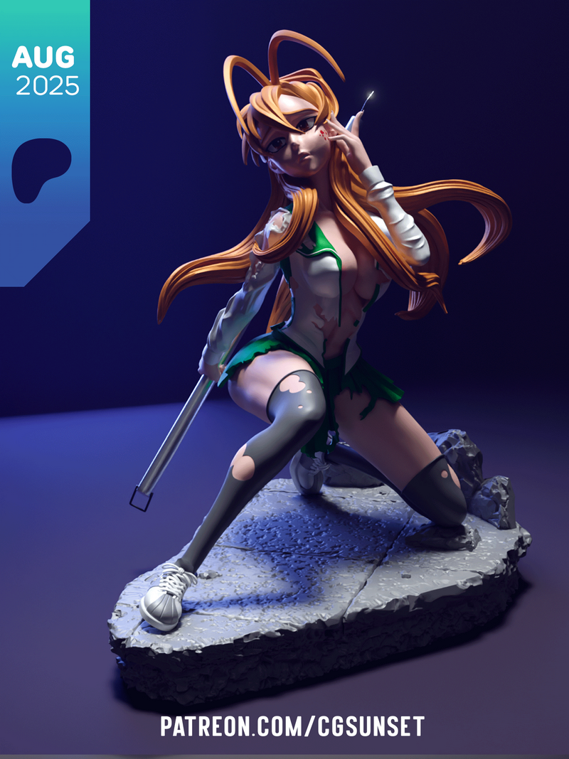 米山莉奈 3D打印模型|Rei Miyamoto – 3D Print Model