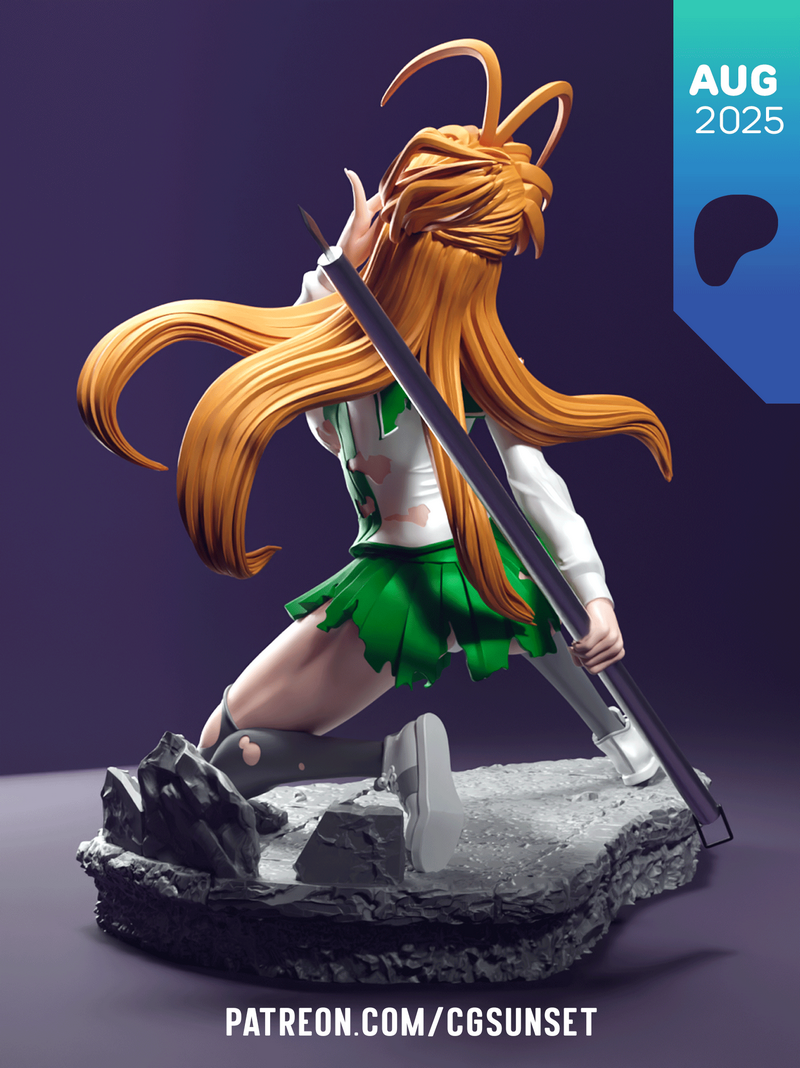 米山莉奈 3D打印模型|Rei Miyamoto – 3D Print Model