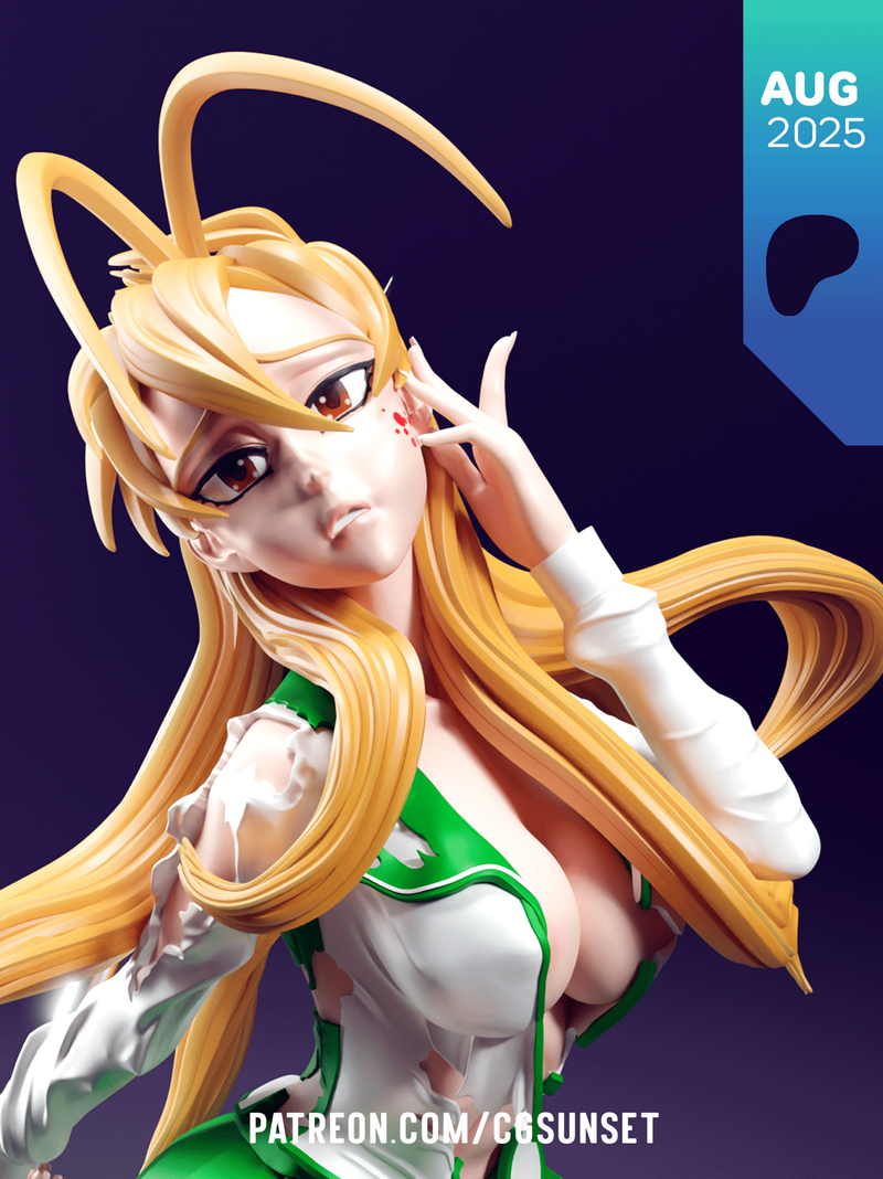 米山莉奈 3D打印模型|Rei Miyamoto – 3D Print Model