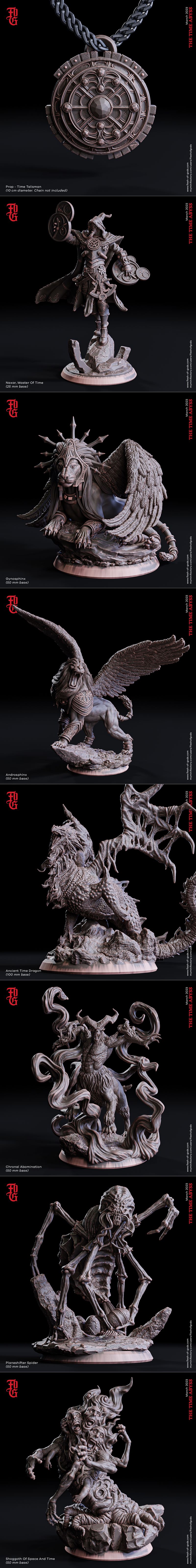 神之肉 – 深渊之调 – 3D打印模型|Flesh of Gods – The Tune Abyss – 3D Print Model STL