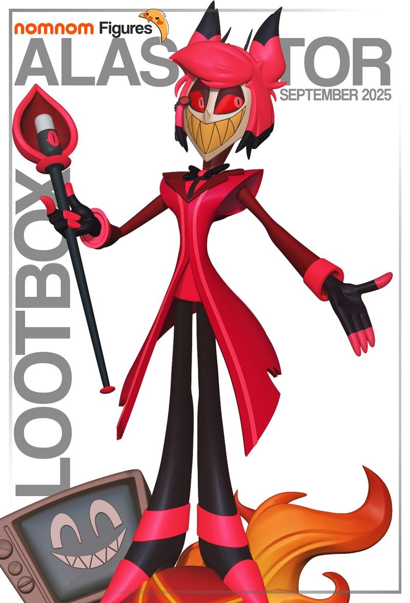 Hazbin Hotel 朱斯提斯 3D打印模型|Nomnom Figures – Alastor – Hazbin Hotel – 3D Print Model STL