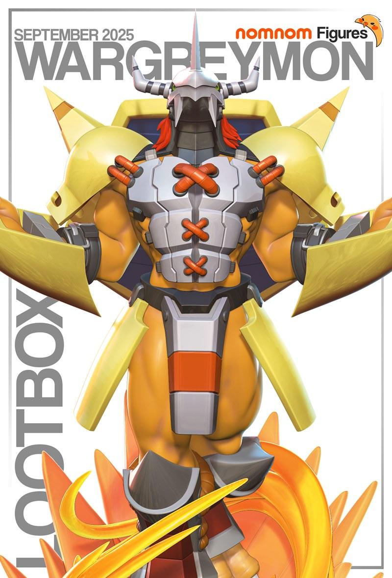 沃格雷蒙3D打印模型|Nomnom Figures – Wargreymon – Digimon – 3D Print Model STL