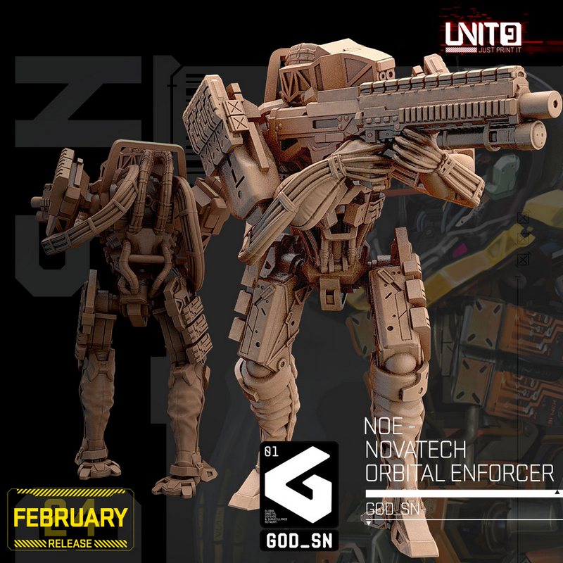 unit9二月2024 3d打印模型：赛博朋克2077-艾德里安·维克托|Unit9 February 2024 – 3D Print Model