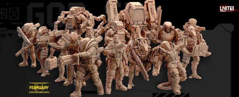 unit9二月2024 3d打印模型：赛博朋克2077-艾德里安·维克托|Unit9 February 2024 – 3D Print Model