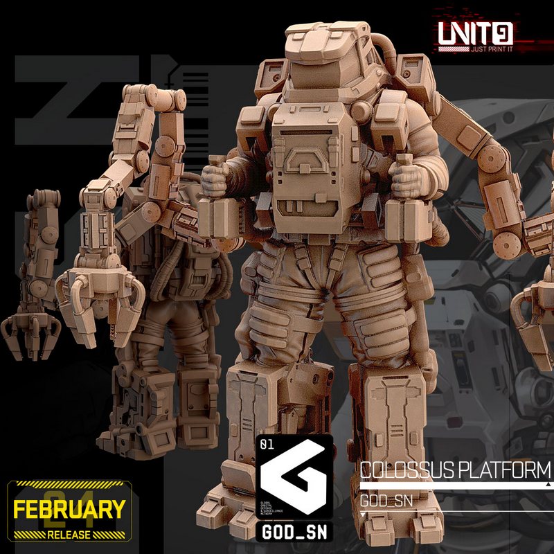 unit9二月2024 3d打印模型：赛博朋克2077-艾德里安·维克托|Unit9 February 2024 – 3D Print Model