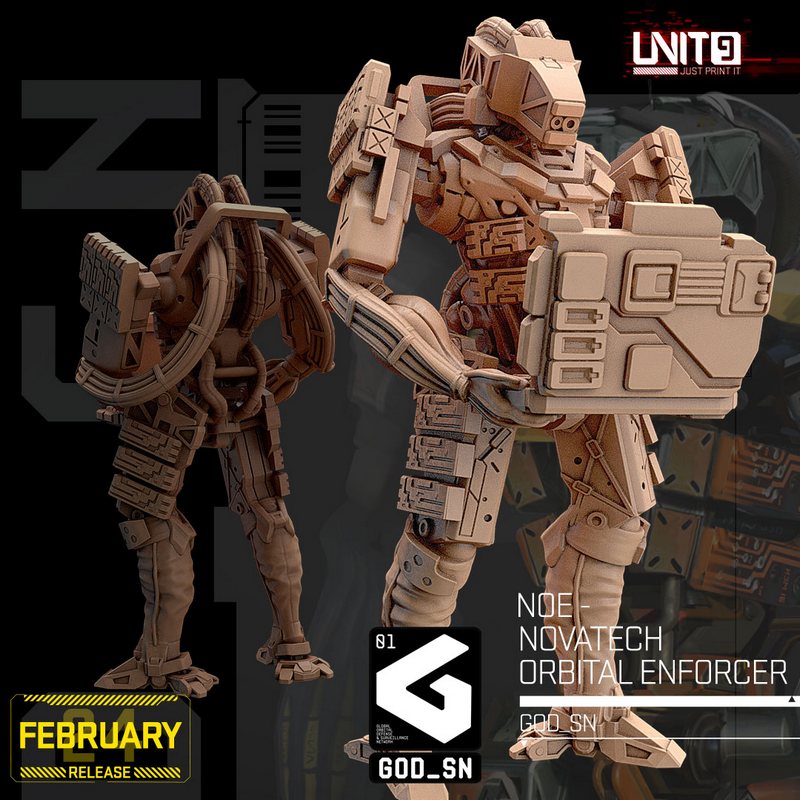 unit9二月2024 3d打印模型：赛博朋克2077-艾德里安·维克托|Unit9 February 2024 – 3D Print Model