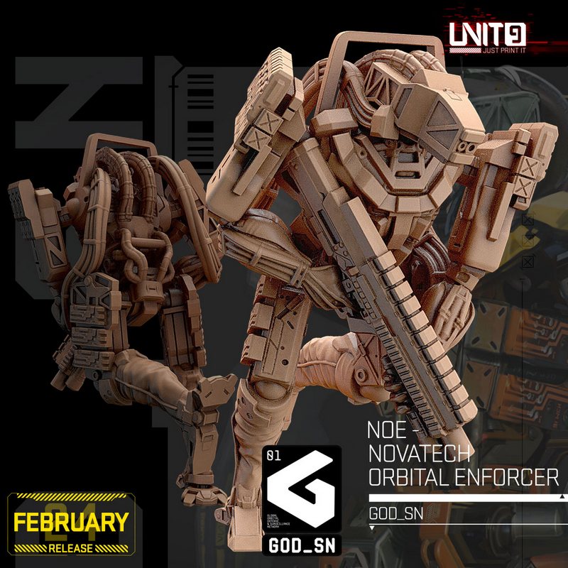 unit9二月2024 3d打印模型：赛博朋克2077-艾德里安·维克托|Unit9 February 2024 – 3D Print Model