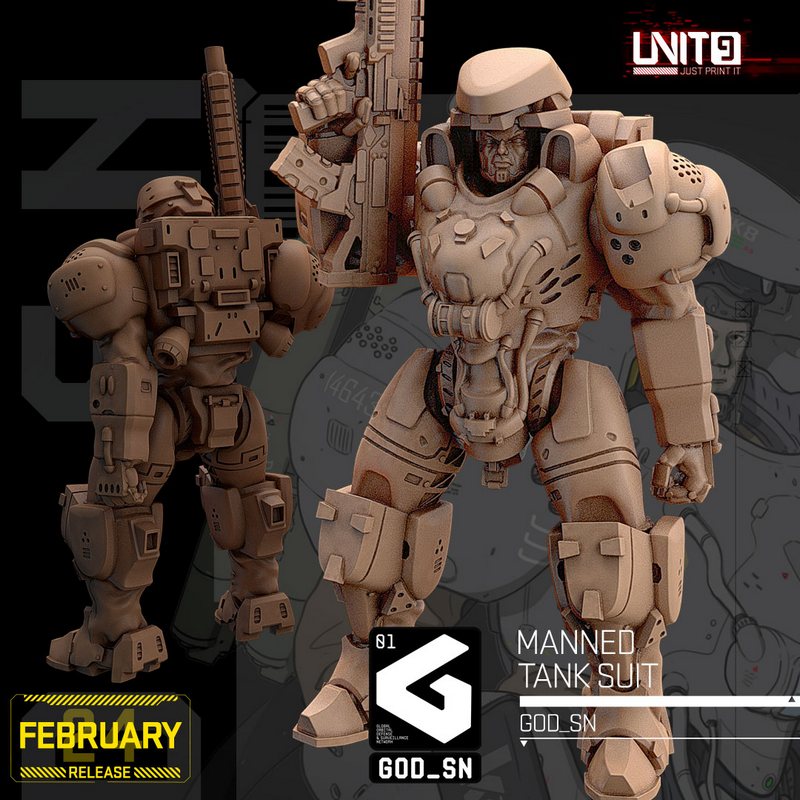 unit9二月2024 3d打印模型：赛博朋克2077-艾德里安·维克托|Unit9 February 2024 – 3D Print Model
