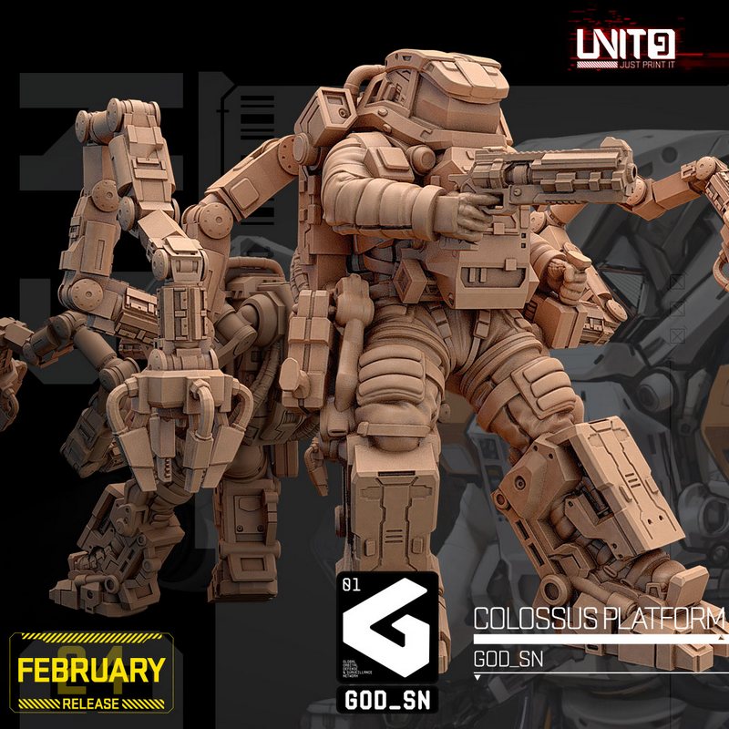 unit9二月2024 3d打印模型：赛博朋克2077-艾德里安·维克托|Unit9 February 2024 – 3D Print Model