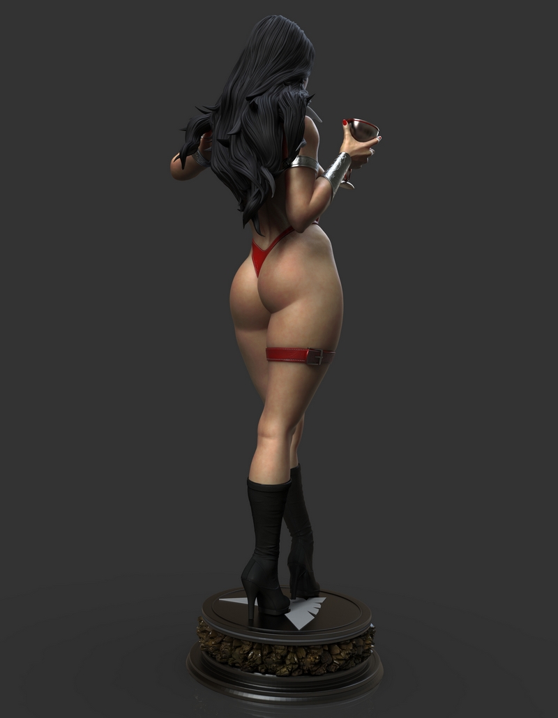 Abe3D - 3D打印模型 - 妖精拉拉|Abe3D – Vampirella – 3D Print Model
