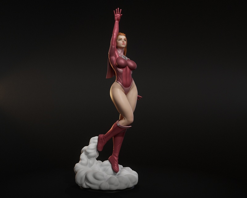 Abe3D 3D打印模型：Atom Eve角色模型|Abe3D – Atom Eve – 3D Print Model
