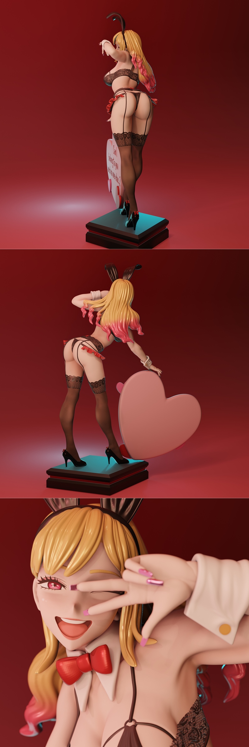 Magpie 3D - 电影角色穿搭模型 - 3D打印雕塑|Magpie 3D – Marin Kitagawa – My dress up darling – 3D Print Model STL
