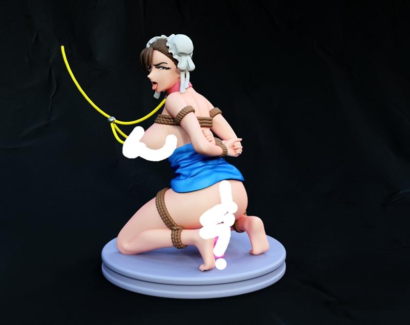 Waifu Studios - 动漫战士 - 3D打印模型|Waifu Studios – Anime fighter – 3D Print Model STL