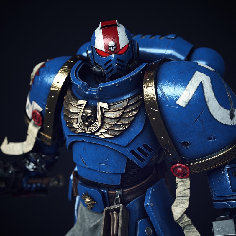 Titus – 泰坦星海2 – 3D打印模型|Titus – Space Marine 2 – 3D Print Model