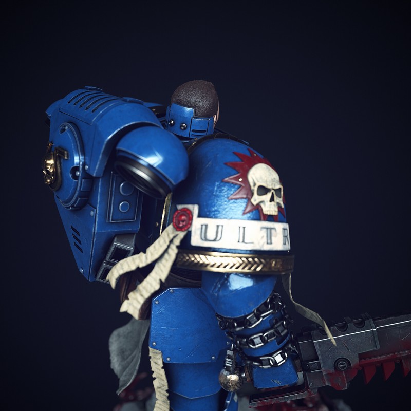 Titus – 泰坦星海2 – 3D打印模型|Titus – Space Marine 2 – 3D Print Model