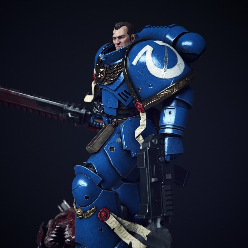 Titus – 泰坦星海2 – 3D打印模型|Titus – Space Marine 2 – 3D Print Model