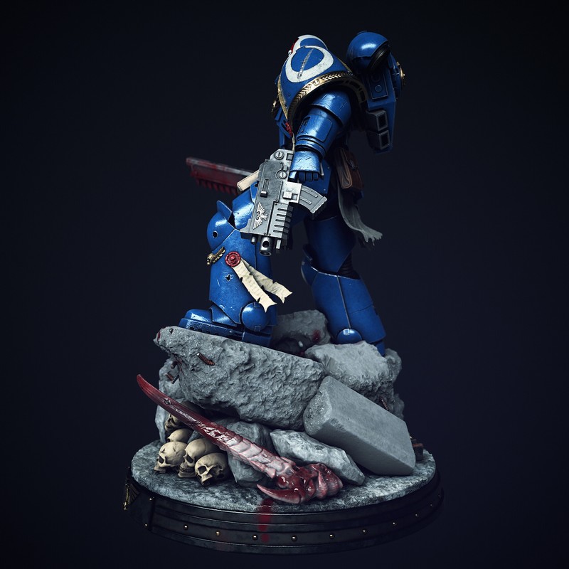 Titus – 泰坦星海2 – 3D打印模型|Titus – Space Marine 2 – 3D Print Model