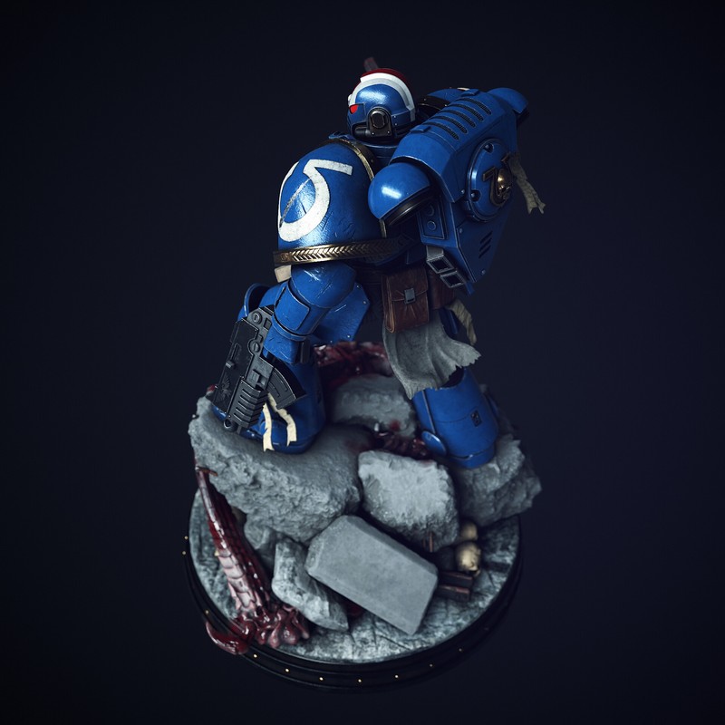 Titus – 泰坦星海2 – 3D打印模型|Titus – Space Marine 2 – 3D Print Model
