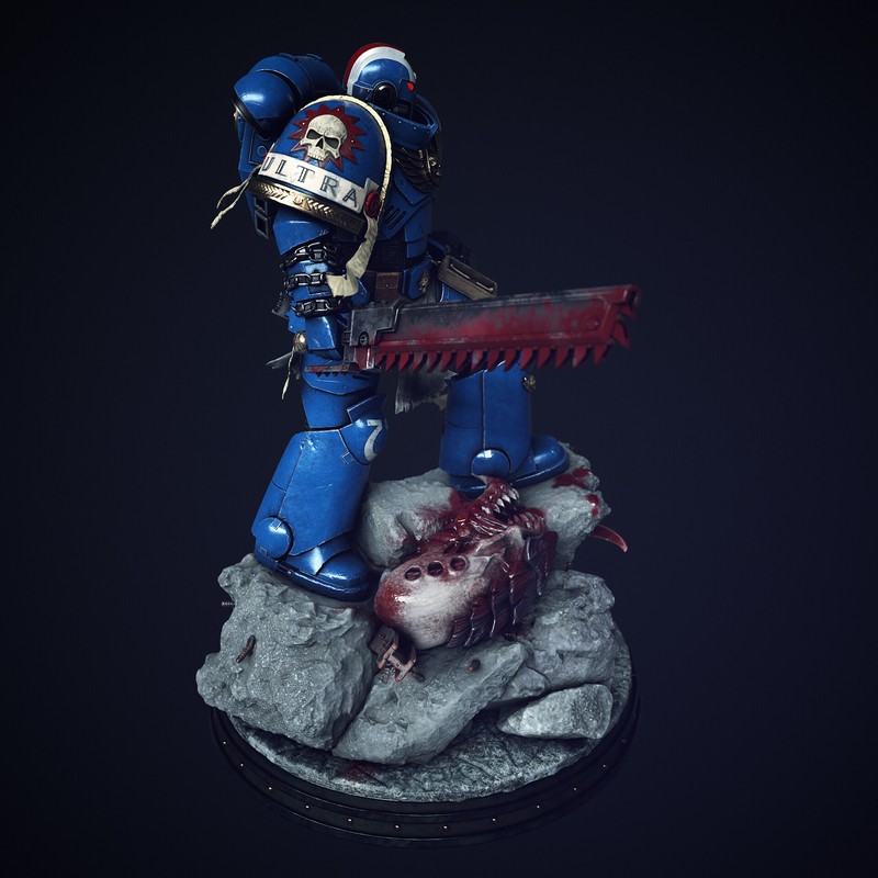 Titus – 泰坦星海2 – 3D打印模型|Titus – Space Marine 2 – 3D Print Model