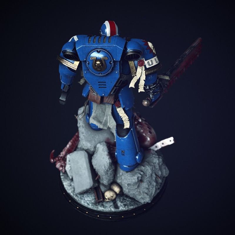 Titus – 泰坦星海2 – 3D打印模型|Titus – Space Marine 2 – 3D Print Model