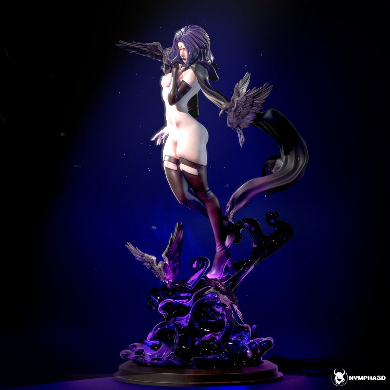 Nympha与Raven 3D打印模型|Nympha – Raven – 3D Print Model