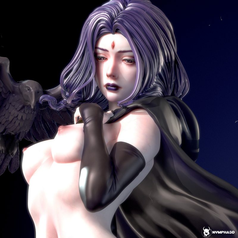 Nympha与Raven 3D打印模型|Nympha – Raven – 3D Print Model