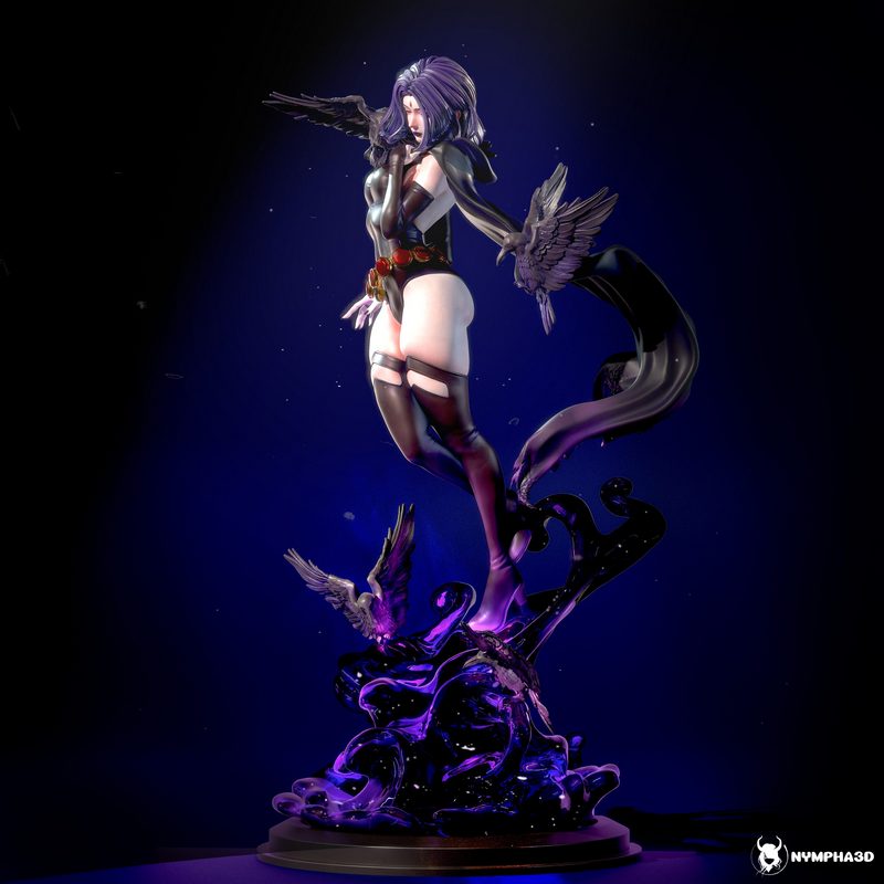 Nympha与Raven 3D打印模型|Nympha – Raven – 3D Print Model