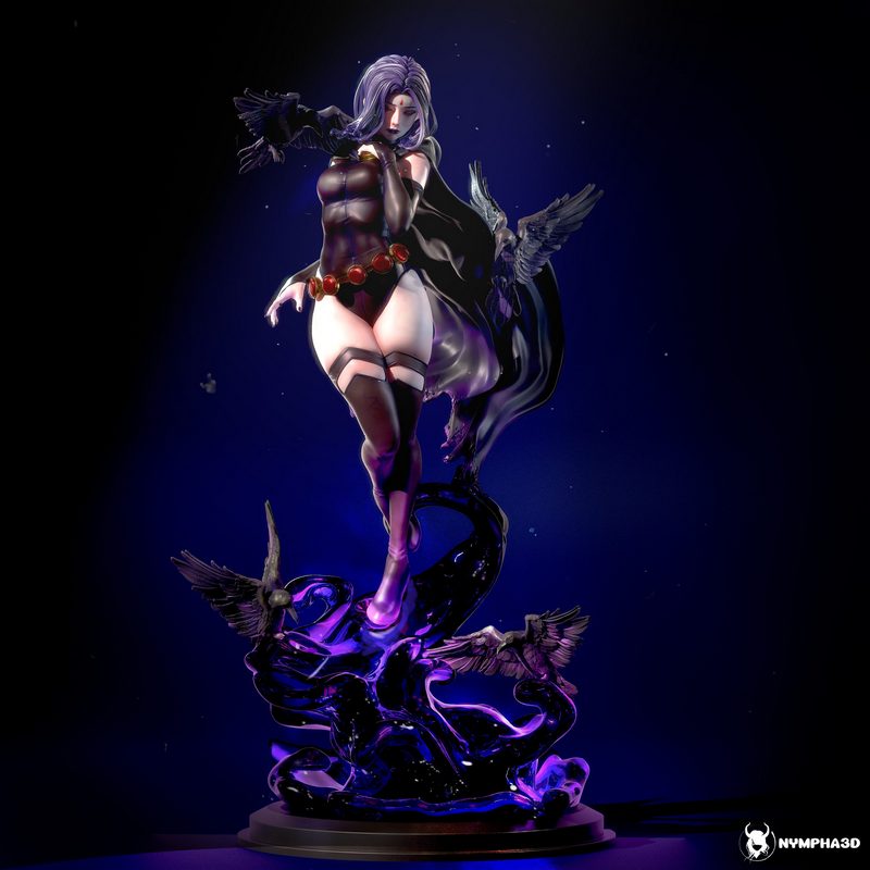 Nympha与Raven 3D打印模型|Nympha – Raven – 3D Print Model