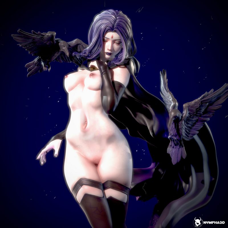 Nympha与Raven 3D打印模型|Nympha – Raven – 3D Print Model