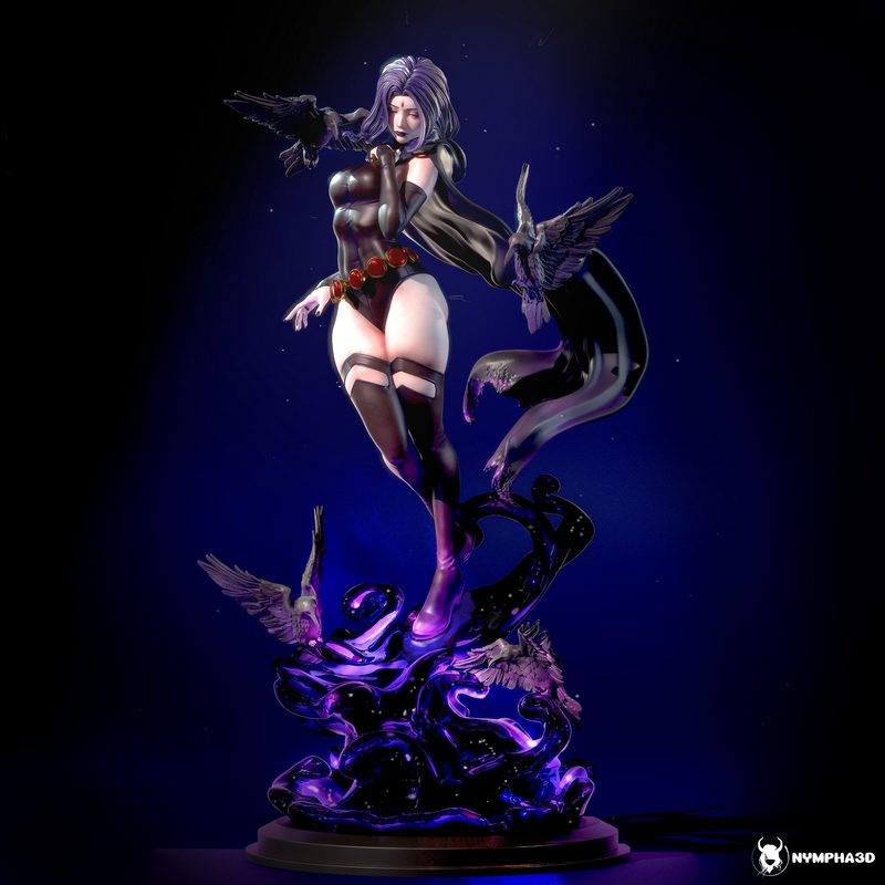 Nympha与Raven 3D打印模型|Nympha – Raven – 3D Print Model