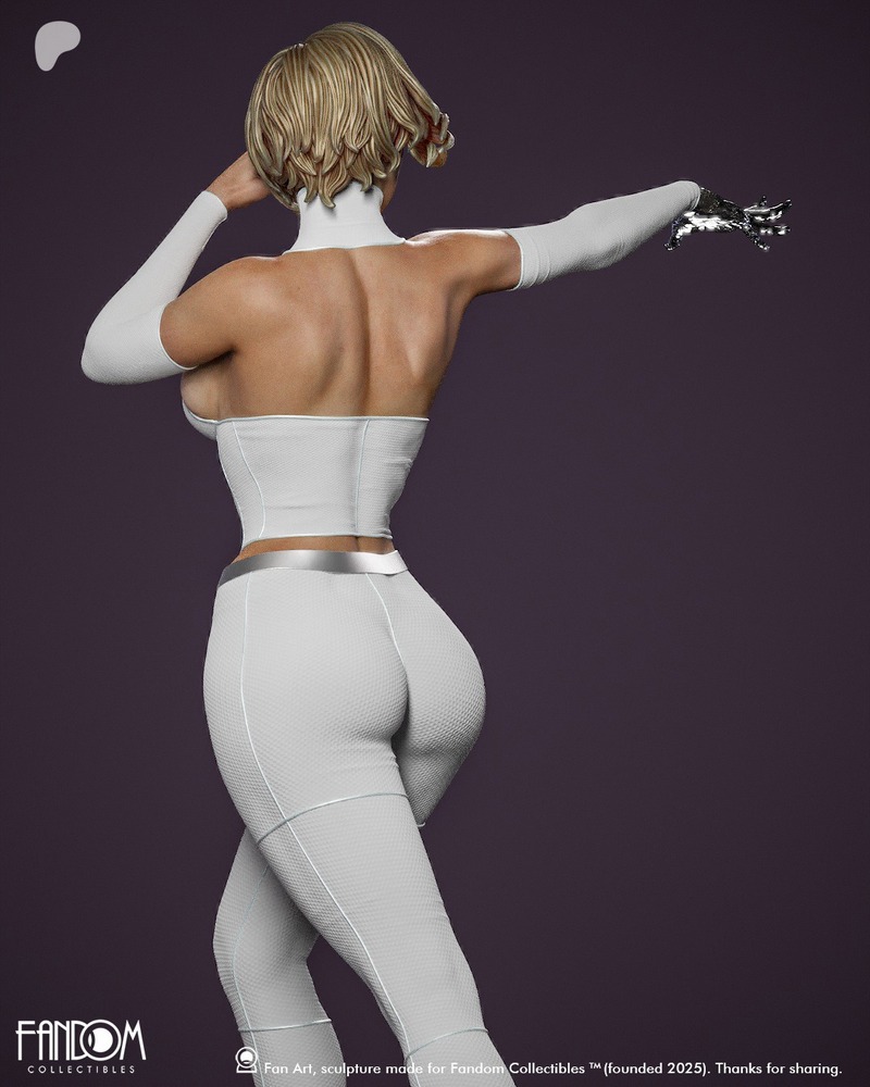 3D打印模型：X战警系列 伊玛·弗罗斯特|Fandom Collectibles – Emma Frost – 3D Print Model