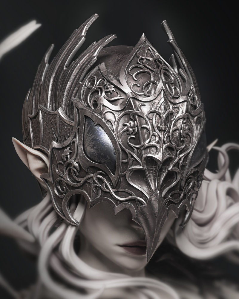 伦诺拉·暗鸦女王 3D打印模型|Lenora Queen of Crows – 3D Print Model