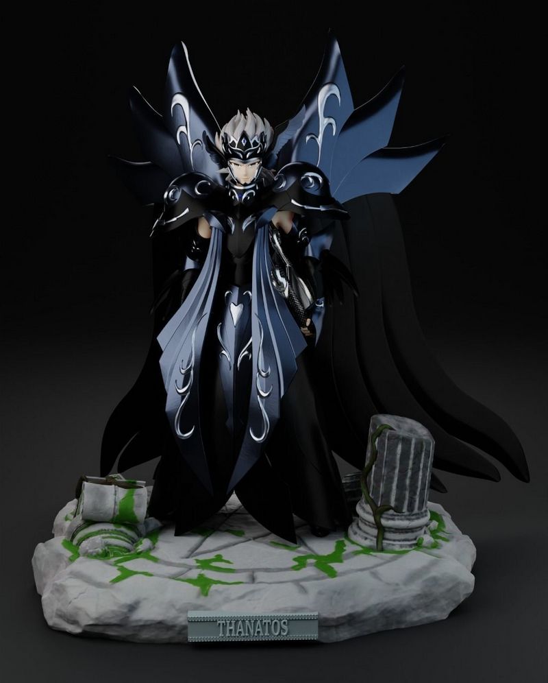 圣斗士星矢 3D打印模型|Thanatos God – Saint Seiya – 3D Print Model