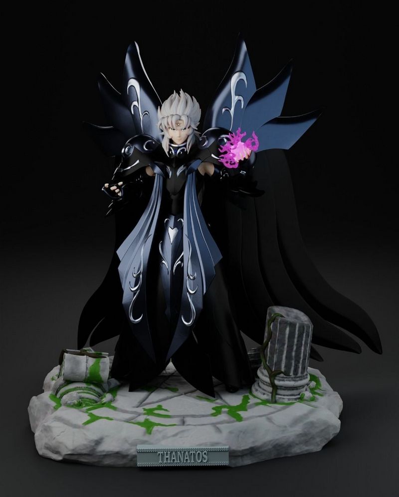 圣斗士星矢 3D打印模型|Thanatos God – Saint Seiya – 3D Print Model