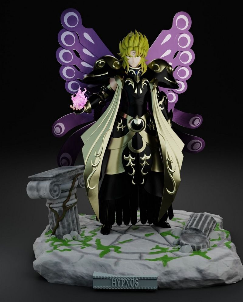 圣斗士星矢 3D打印模型|Hypnos God – Saint Seiya – 3D Print Model