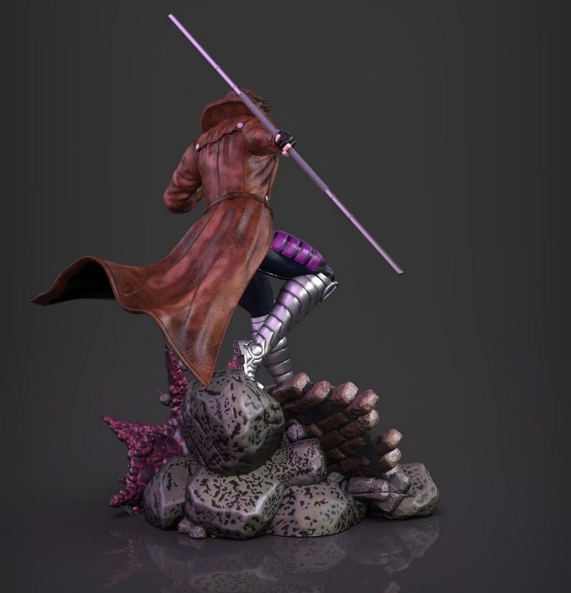 Gambit X-Men 3D打印模型|Gambit X-Men – 3D Print Model