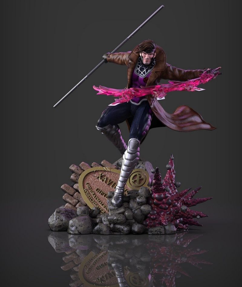 Gambit X-Men 3D打印模型|Gambit X-Men – 3D Print Model