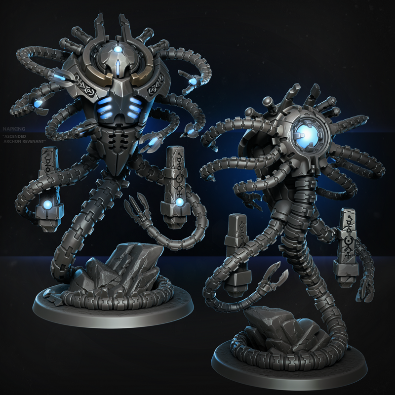 崛起的圣域亡灵——3D打印模型|Ascended Archon Revenant – 3D Print Model