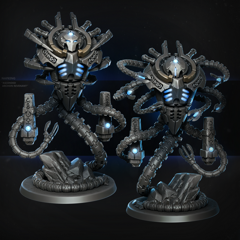 崛起的圣域亡灵——3D打印模型|Ascended Archon Revenant – 3D Print Model