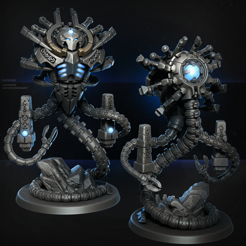 崛起的圣域亡灵——3D打印模型|Ascended Archon Revenant – 3D Print Model