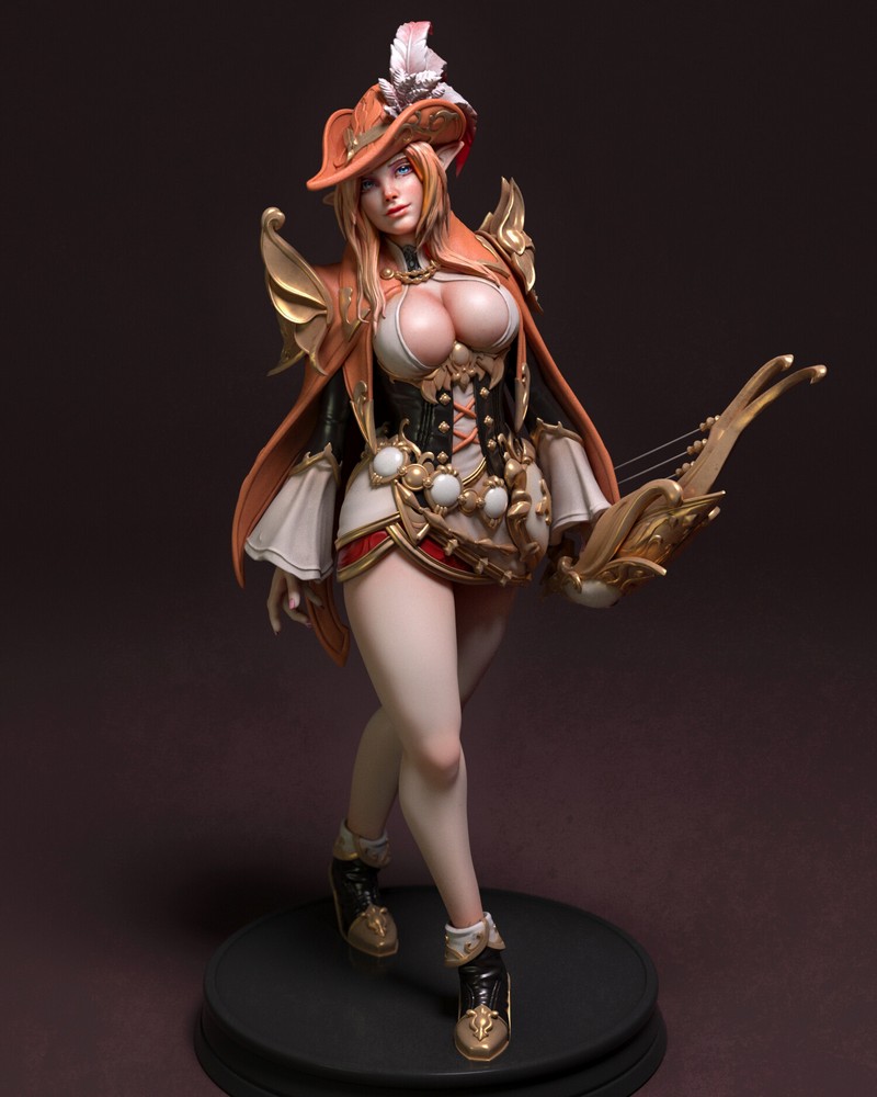 Davi Cao - Bard - 3D打印模型|Davi Cao – Bard – 3D Print Model