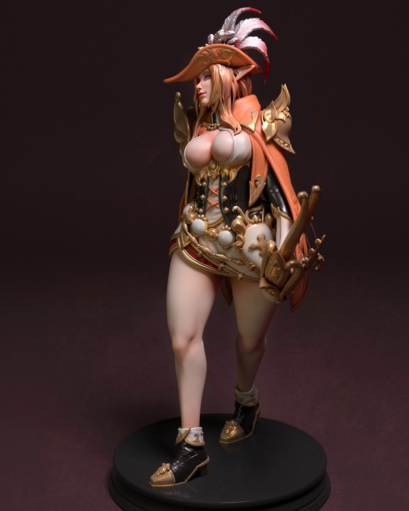 Davi Cao - Bard - 3D打印模型|Davi Cao – Bard – 3D Print Model