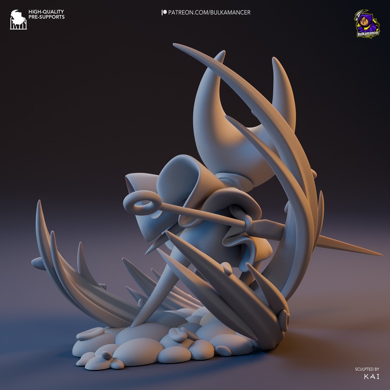 霍恩特·空洞骑士·丝歌 3D打印模型|Bulkamancer – Hornet – Hollow Knight Silksong – 3D Print Model