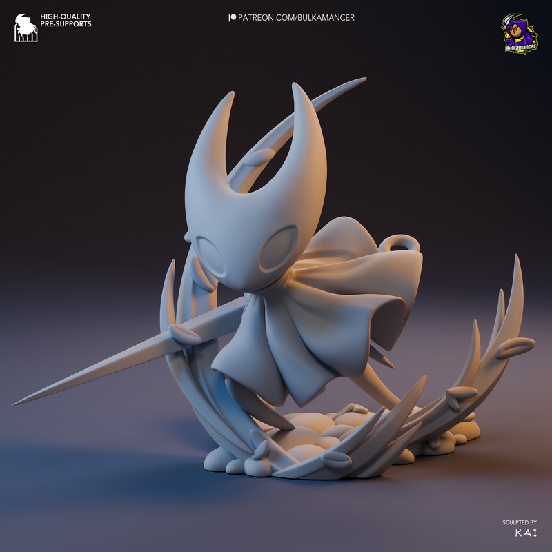 霍恩特·空洞骑士·丝歌 3D打印模型|Bulkamancer – Hornet – Hollow Knight Silksong – 3D Print Model